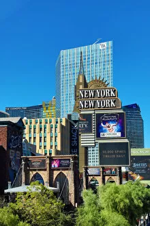 Las Vegas Collection: New York, New York Hotel and Casino, Las Vegas, Nevada, America