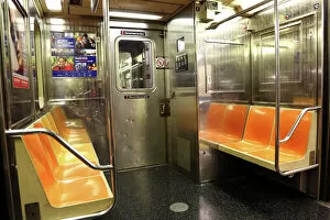 Images Dated 20th October 2013: New York Subway train carriage, New York. America
