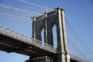 Brooklyn Bridge in New York, America, USA