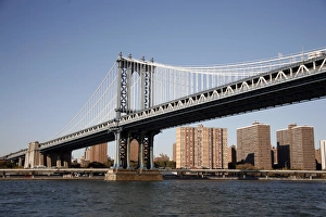 Brooklyn Bridge in New York, America, USA