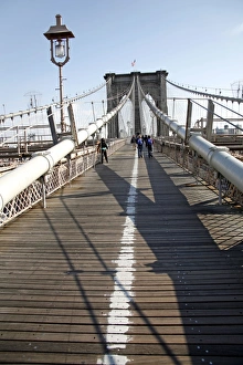 Brooklyn Bridge in New York, America, USA