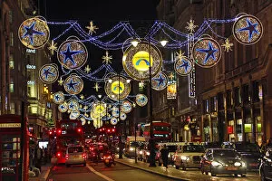 Christmas 2018 Collection: Northbank Christmas lights switched on in The Strand, London
