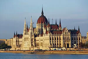 Budapest, Hungary Collection: The Orszaghaz, the Hungarian Parliament Building in Budapest