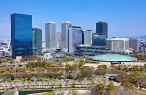 Images Dated 4th April 2019: Osaka city skyline, Osaka, Japan