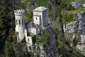 Sicily Collection: Pepoli Tower in Erice, Sicily, Italy
