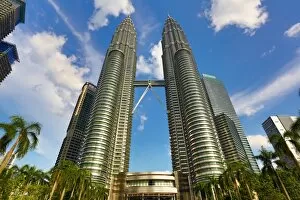 Kuala Lumpur Collection: Petronas Twin Towers skyscrapers, KLCC, Kuala Lumpur, Malaysia