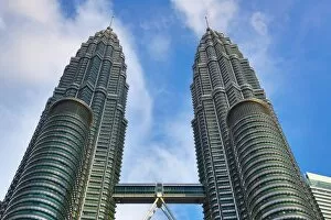 Kuala Lumpur Collection: Petronas Twin Towers skyscrapers, KLCC, Kuala Lumpur, Malaysia