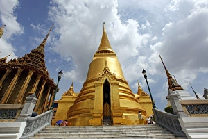 Phra Siratana Chedi at the Grand Palace Complex, Wat Phra Kaew, Bangkok