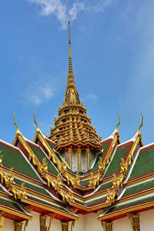 Spires of the Grand Palace Complex, Wat Phra Kaew, Bangkok, Thailand