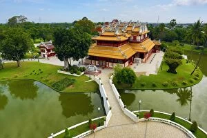 Images Dated 27th May 2013: Phra Thinang Wehart Chamrun, Bang Pa-In Summer Palace, Ayutthaya, Thailand