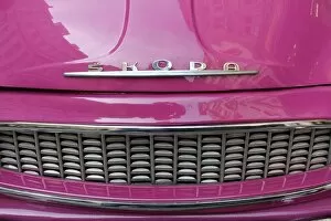 Images Dated 14th March 2011: Purple Skoda motor car