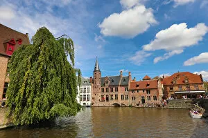 Images Dated 5th August 2019: Quay of the Rosary or Rozenhoedkaai, Bruges, Belgium