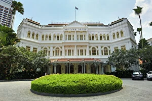 Singapore Collection: The Raffles Hotel in Singapore, Republic of Singapore