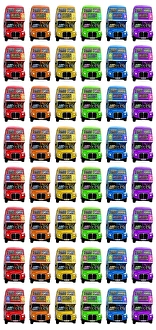Red London Double-Decker Routemaster Bus
