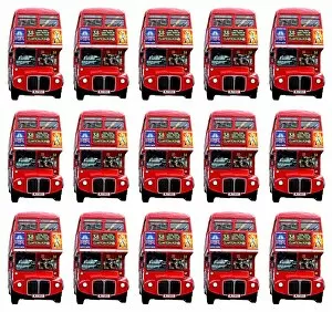Red Collection: Red London Double-Decker Routemaster Bus Souvenir