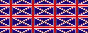 Creative Collection: Red, White and Blue Union Jack British Flag Souvenir