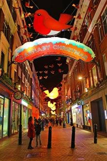 Regent Street and Carnaby Street Christmas Lights switched on, London, England Regent Street and Carnaby Street Christmas Lights switched on, London, England