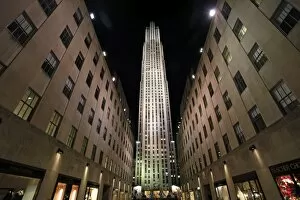 New York Night Collection: Rockefeller Center in New York
