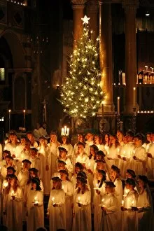 Trending: Sankta Lucia candlelight service by the Swedish church in Westminster Cathedral