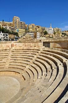 Images Dated 16th October 2016: Small amphitheatre on the Hashemite Plaza in the Old City, Amman, Jordan
