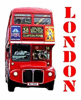 Red Collection: Souvenir Red London Double-Decker Routemaster Bus