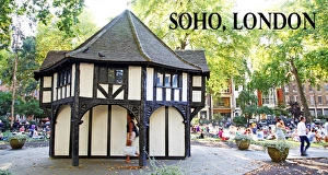Souvenir of Soho Square, London, England