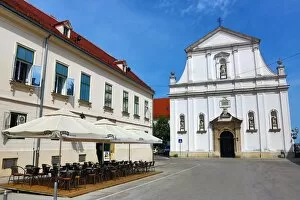 Images Dated 27th May 2016: St. Catherines Church in Zagreb, Croatia