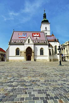 Editor's Picks: St. Mark's Church and cobbles of the Square in Zagreb, Croatia