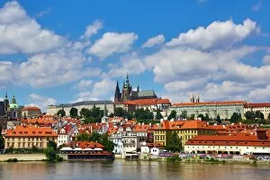 Images Dated 7th July 2016: St. Vitus Cathedral and Prague Castle in Prague, Czech Republic