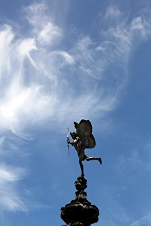 Statue of Eros in Piccadilly Circus, London
