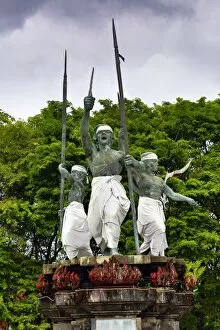 Bali, Indonesia Collection: Statue in Puputan Badung Field, Denpasar, Bali, Indonesia