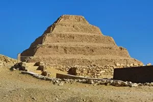 Images Dated 23rd January 2018: The step Pyramid of Djoser (or Zoser) in the Saqqara Necropolis near Memphis, Egypt