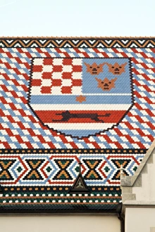 St. Marks Church in St. Marks Square in Zagreb, Croatia