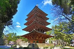 Kyoto, Japan Collection: Five storey pagoda at Daigoji Buddhist Temple in Kyoto, Japan