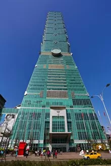 Taiwan Collection: The Taipei 101 skyscraper tower, Taipei, Taiwan