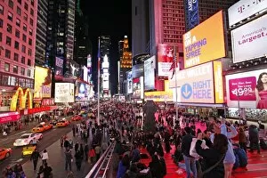 New York Night Collection: Times Square at night in New York