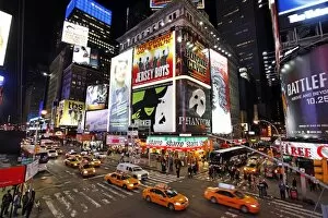 New York Night Collection: Times Square at night in New York