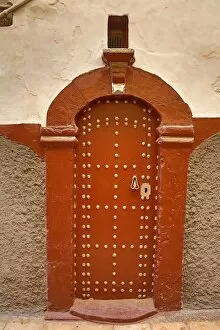Morocco Collection: Traditional door in the street in the Medina of Rabat, Morocco