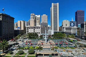 San Francisco Collection: Union Square in Downtown San Franciso, California, USA