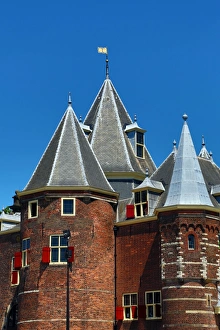 In De Waag, 15th century city gate which is now a restaurant in Nieuwmarkt Square