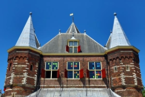 In De Waag, 15th century city gate which is now a restaurant in Nieuwmarkt Square