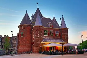 Images Dated 6th June 2016: In De Waag, 15th century city gate which is now a restaurant in Nieuwmarkt Square