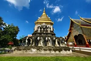 Chiang Mai Collection: Wat Chiang Man Temple in Chiang Mai, Thailand