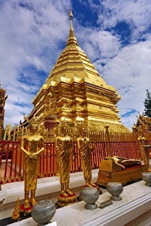 Wat Prathat Doi Suthep temple, Chiang Mai, Thailand