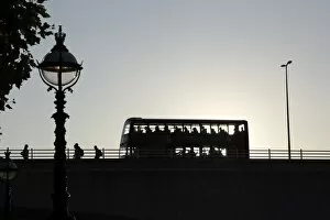 Images Dated 28th September 2011: Waterloo Bridge at sunset