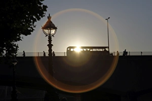 Waterloo Bridge at sunset