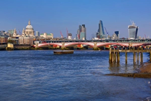 River Thames and London city skyline